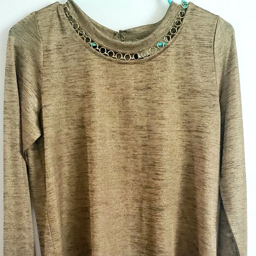 Michael Kors Gold Sweater, L